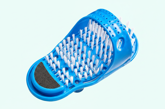 Foot Scrubber - #E0F7F6 Background